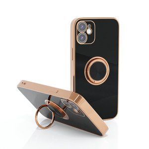 Phone Case with Ring for iPhone 12 Black NWT